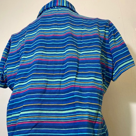 Vintage Men’s Striped Polo Size S - Picture 4 of 6